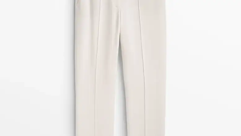 Pantalón crepé de Massimo Dutti. 