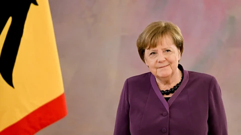 Former Chancellor Angela Merkel receives Order of Merit