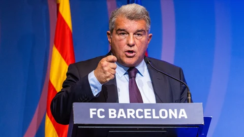 Joan Laporta, presidente del Fútbol Club Barcelona