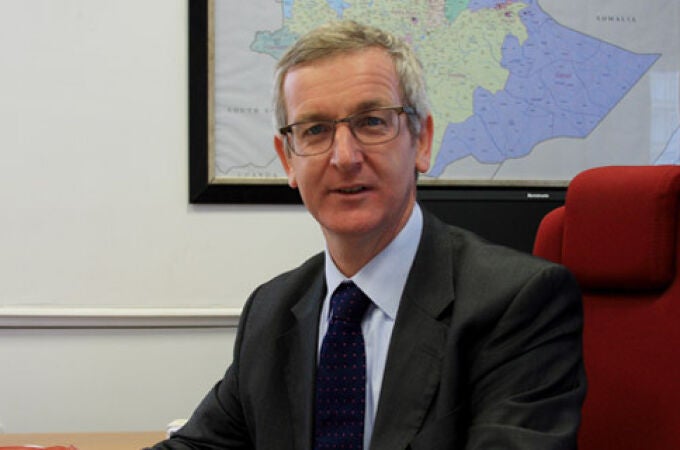 Aidan O'Hara fue nombrado embajador de la UE en Sudán en agosto de 2022