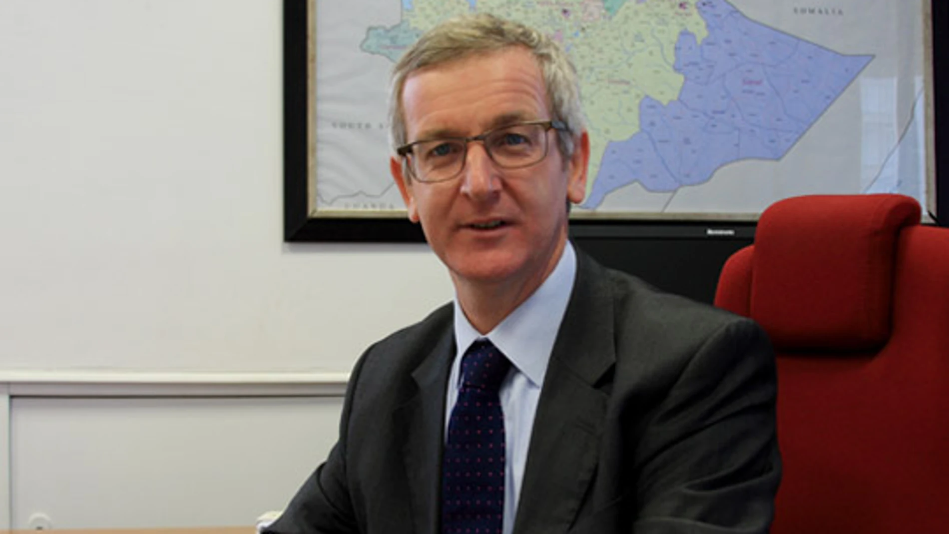 Aidan O'Hara fue nombrado embajador de la UE en Sudán en agosto de 2022