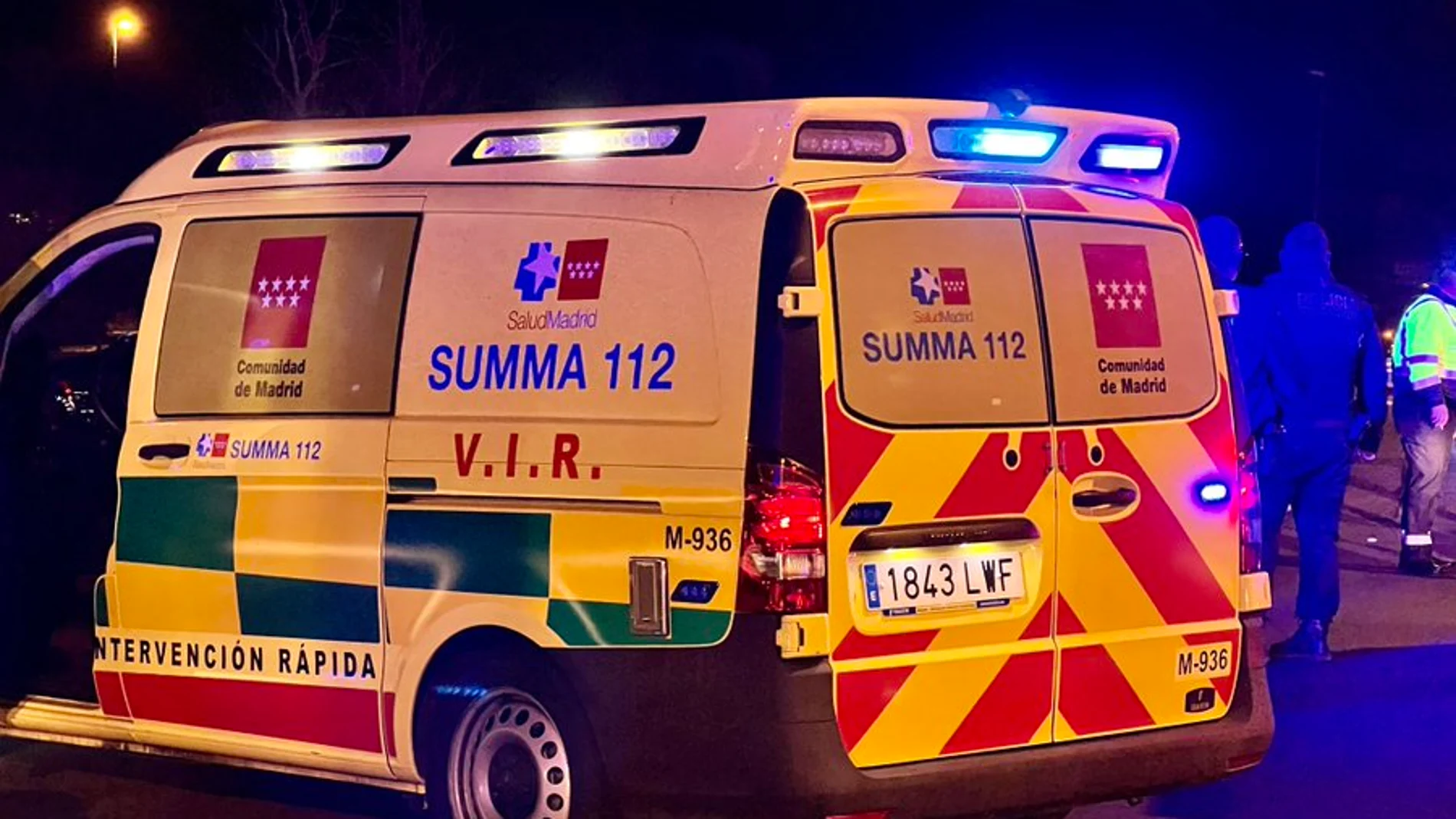 Dos heridos, uno muy grave, en una colisión frontal en San Sebastián de los Reyes