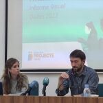 Los responsable de Proyecto Hombre Cataluña, Cristina Vidal y Jordi Feu 