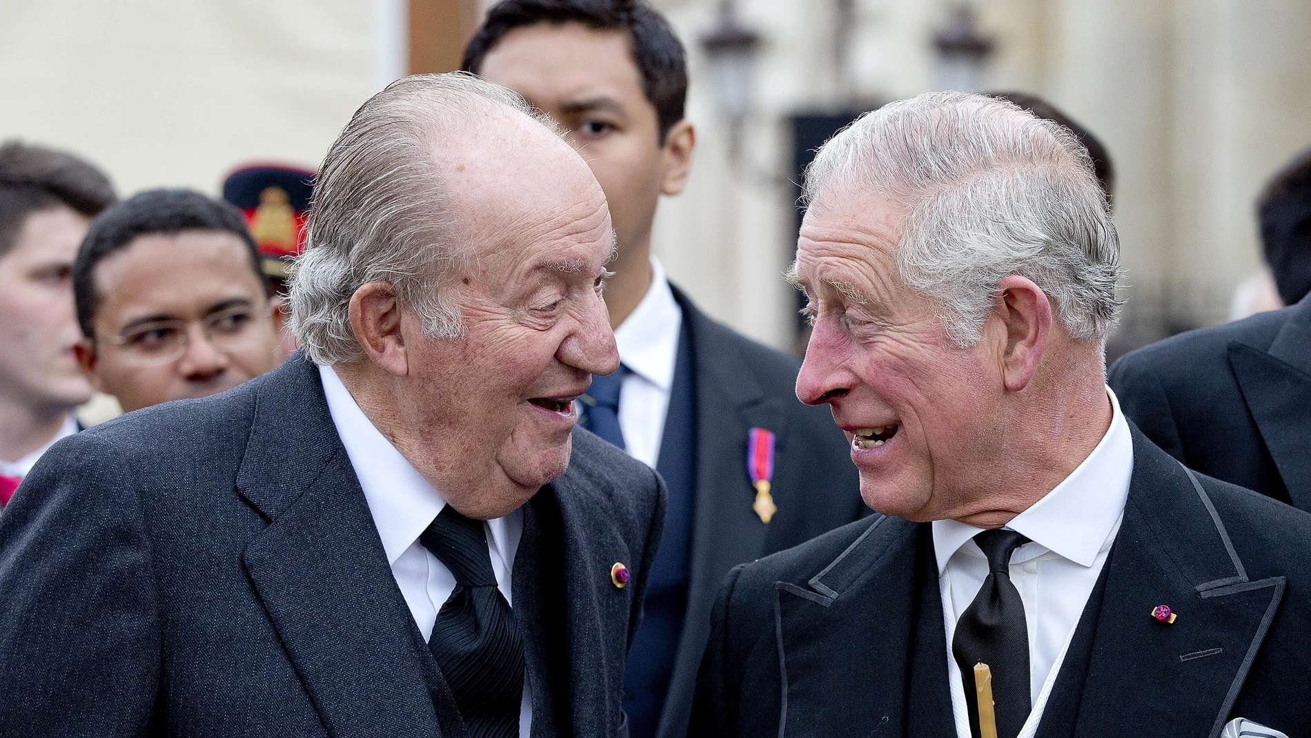 El Rey Juan Carlos I y el Rey Carlos III en una imagen de archivo