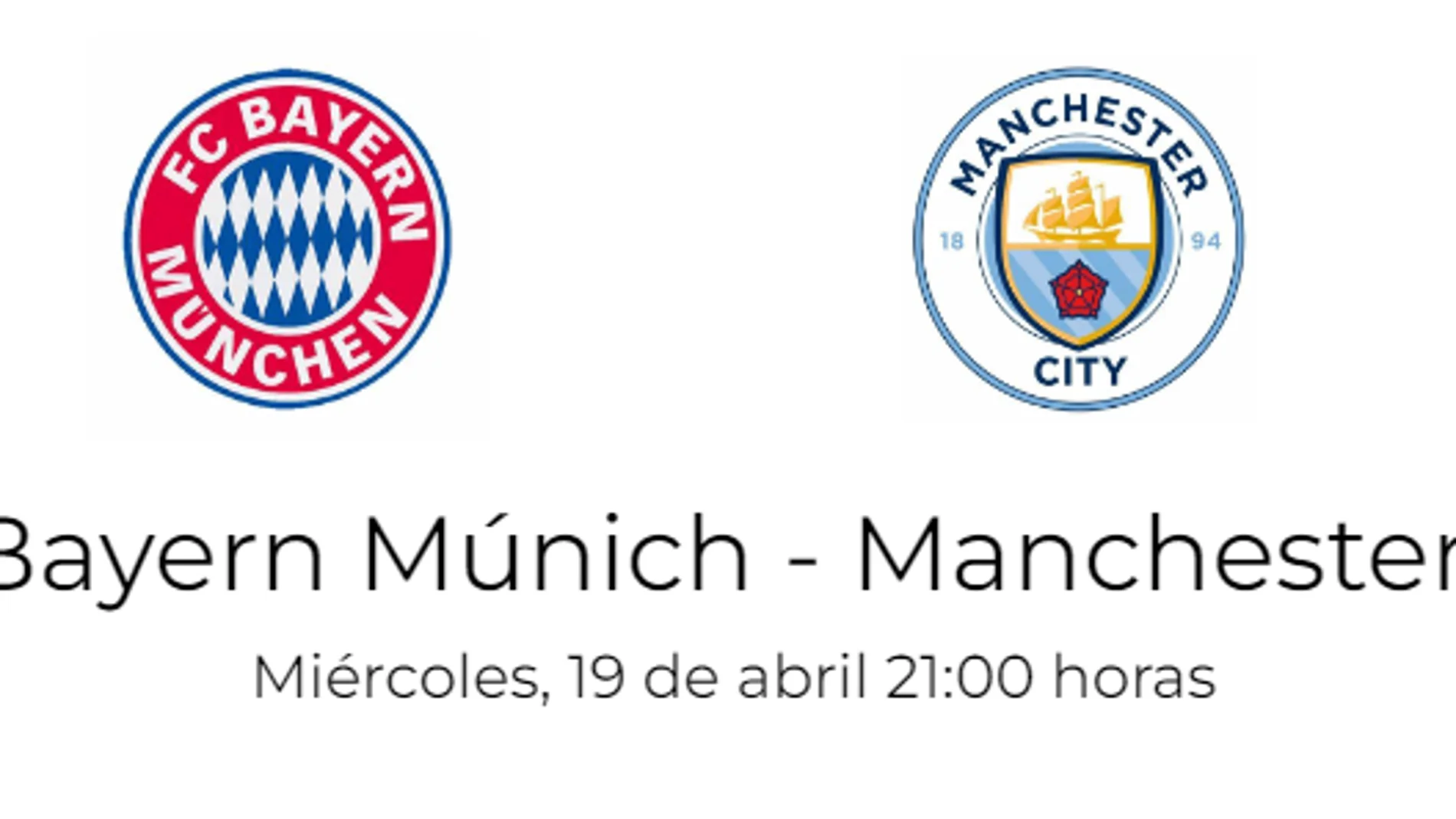 Bayern Múnich-Manchester City: Horario y dónde ver por TV y online el partido de la Champions League