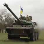 Una unidad de AMX-10RC, circula ya en poder del Ejército ucraniano