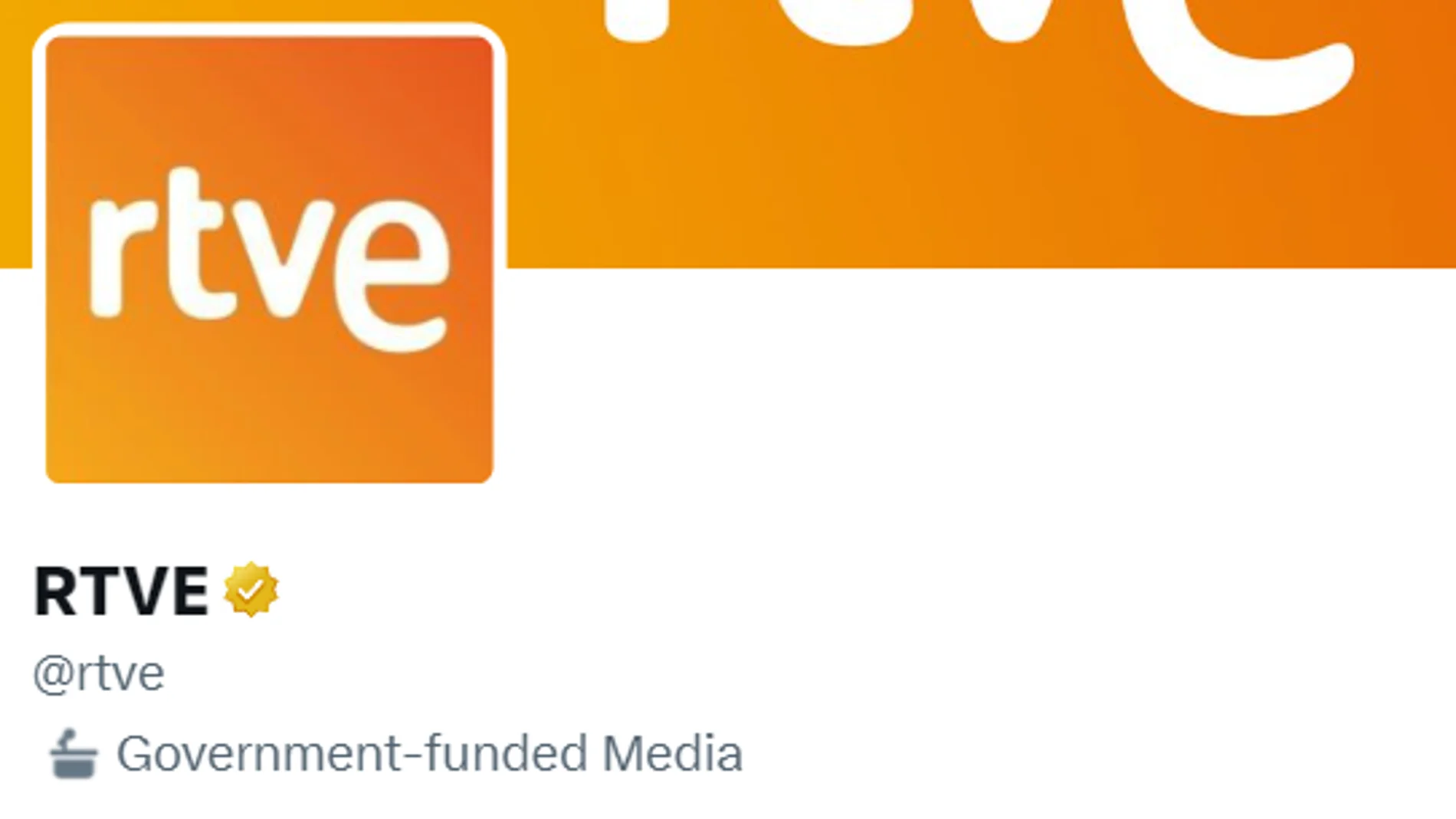 RTVE pide a Twitter que retire de sus cuentas oficiales la etiqueta “medio financiado por el Gobierno”.