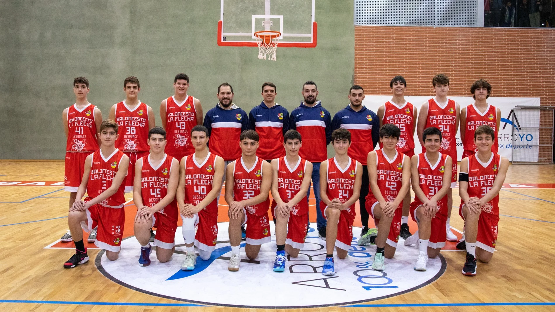 Equipo cadete del CB La Flecha que disputará la "Final Four"