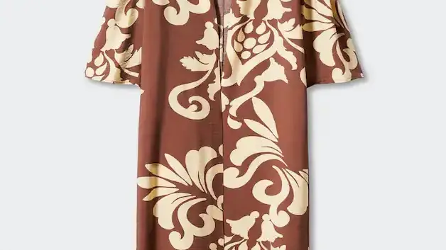 Kimono fluido estampado