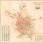 El mapa de Granada en 1909 recogido por el IECA