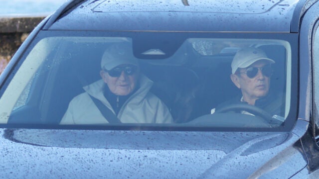 Rey Juan Carlos y Pedro Campos