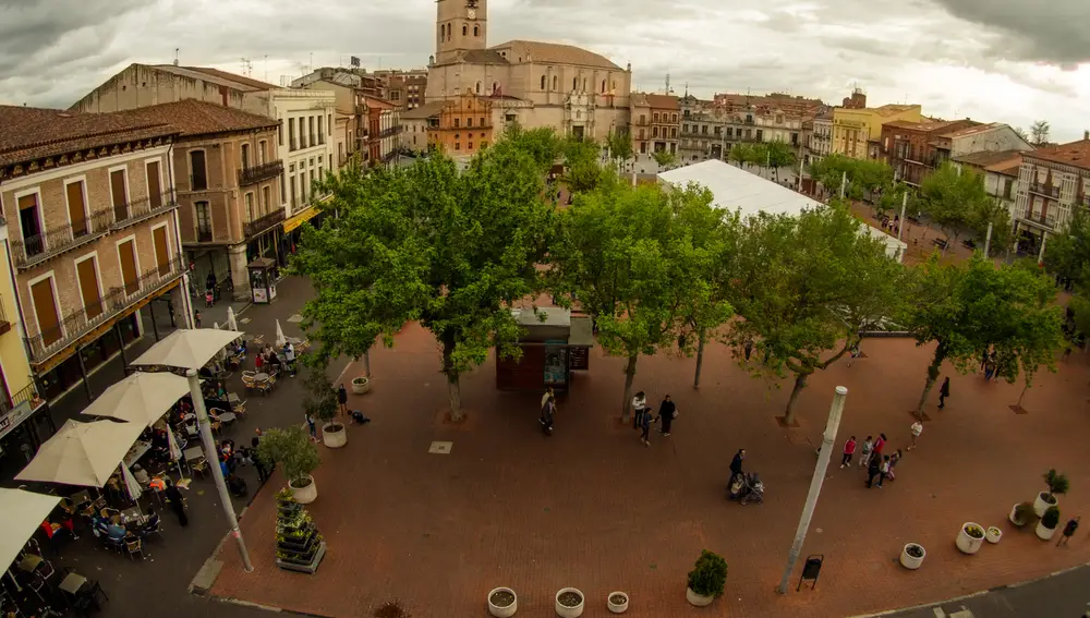 Imagen del centro de Medina del Campo (Valladolid)