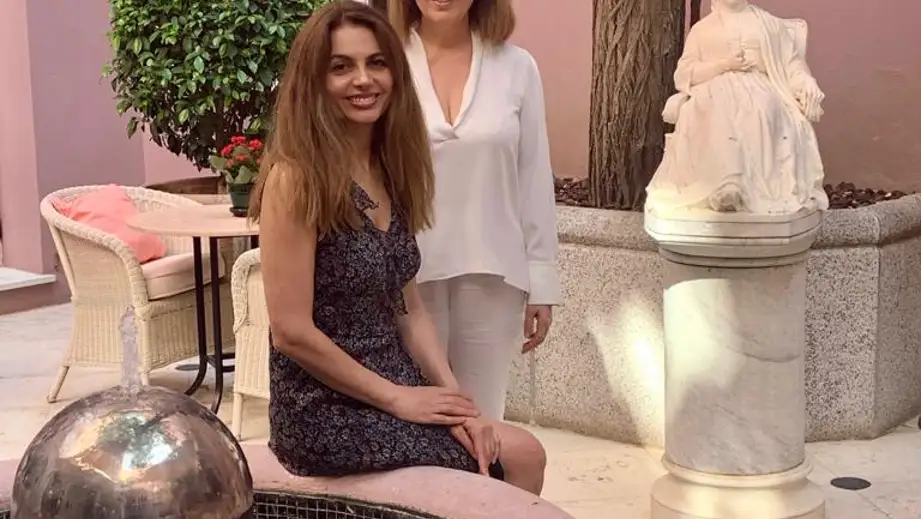 Nasrin Zhiyan y Massumeh en el Villa Padierna Thermas Hotel Carratraca 