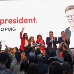 El presidente Puig en un acto de partido en Valencia