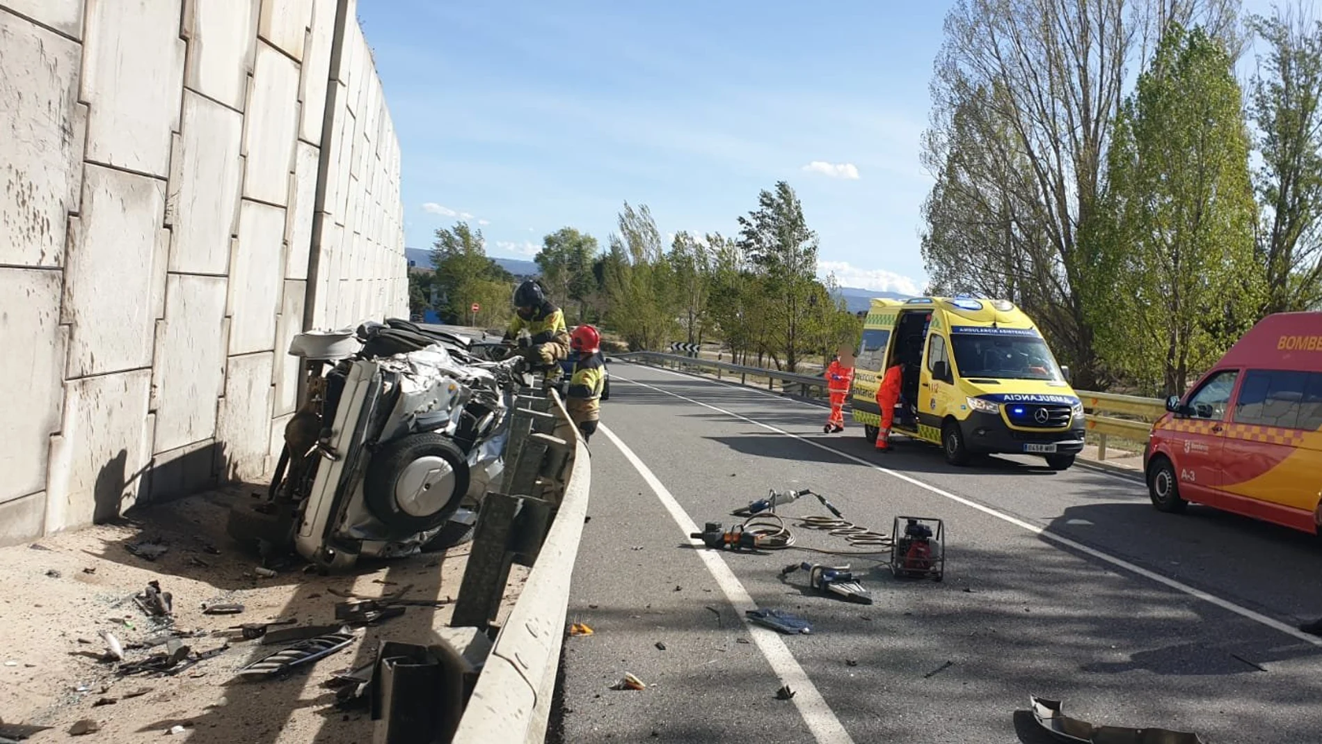 Accidente en la provincia de Ávila