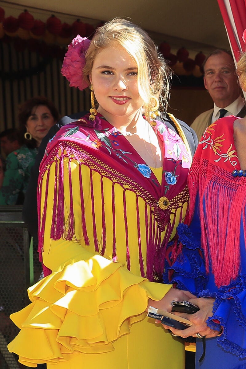 Amalia de Holanda en la Feria de Abril de Sevilla de 2019