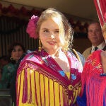 Amalia de Holanda en la Feria de Abril de Sevilla de 2019