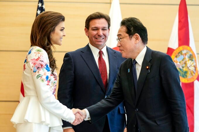 Florida Governor Ron DeSantis visits Japan