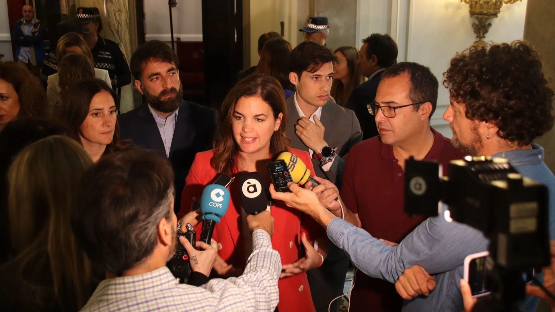 La portavoz del PSPV y candidata, Sandra Gómez