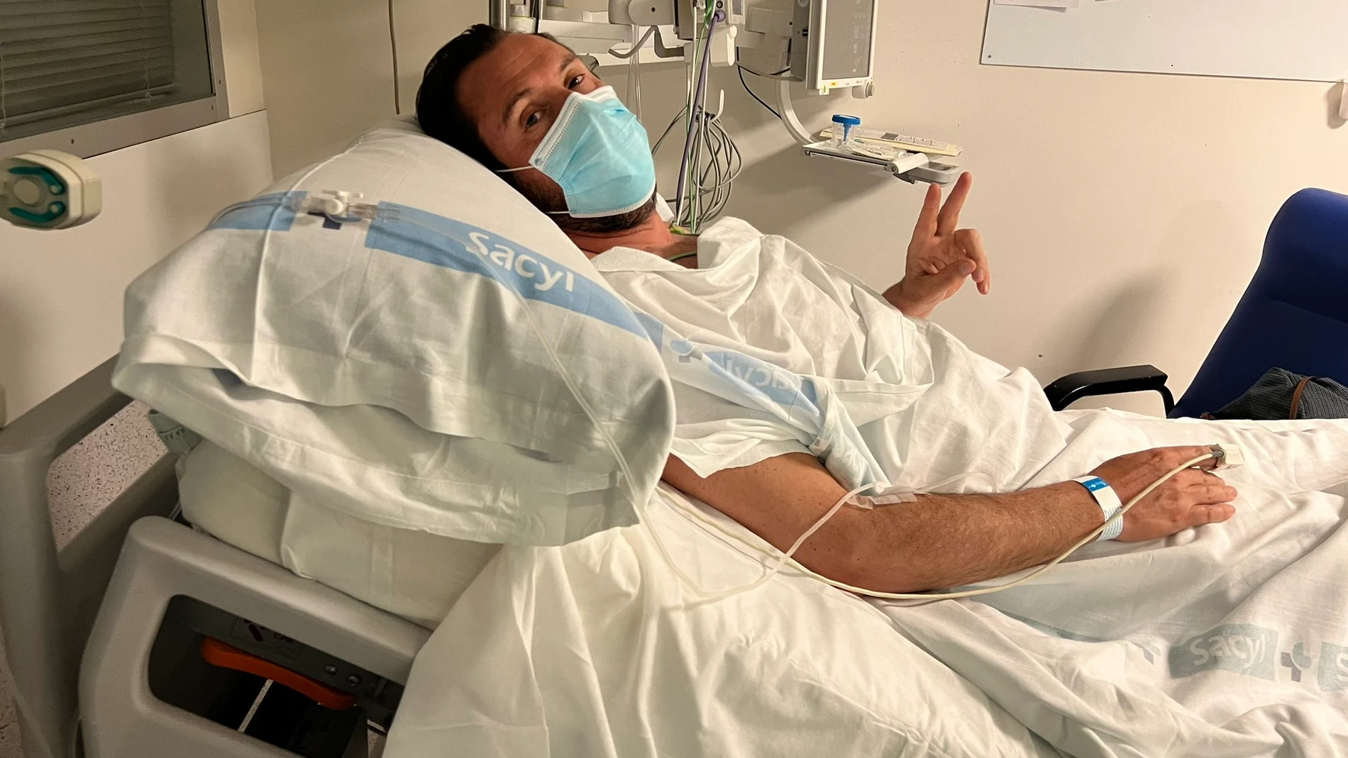 Imagen de Óscar Puente tras la operación