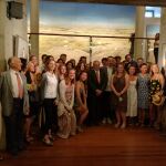 El Duque de Soria, Carlos Zurita, junto a los estudiantes participantes en el curso