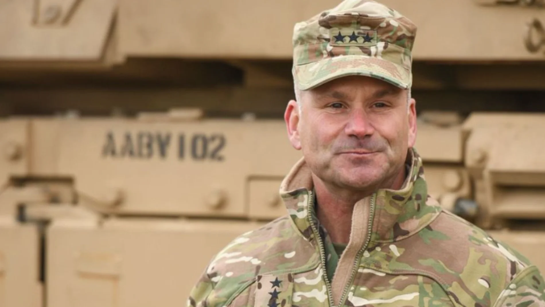 El comandante de la OTAN en Europa Christopher Cavali