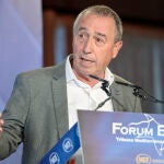 El candidato de Compromís a la Presidencia de la Generalitat, Joan Baldoví, interviene en el Fórum Europa Tribuna Mediterránea 
