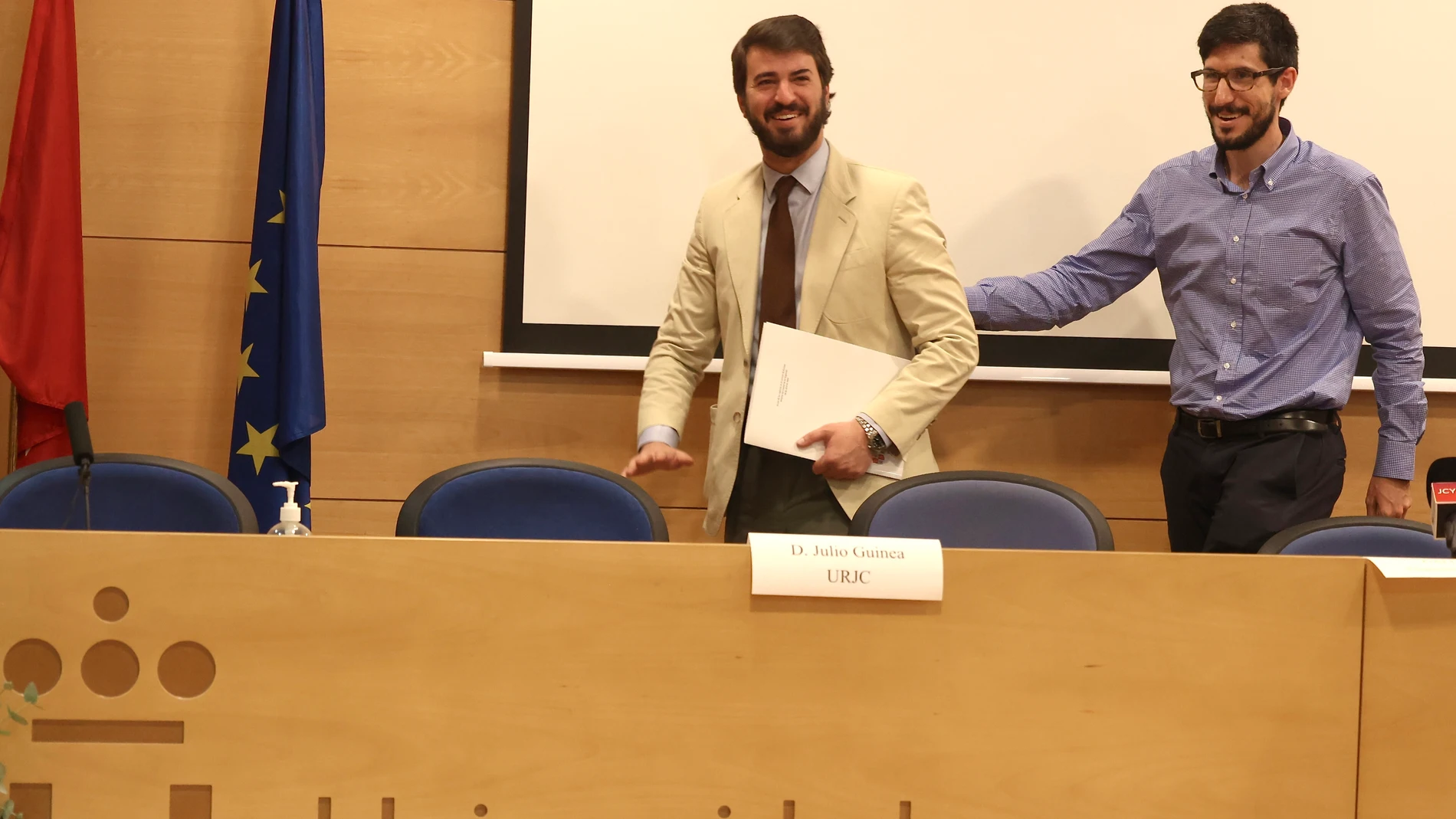 Juan García-Gallardo durante su intervención en el foro