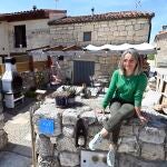 Paula Soria, regenta una casa rural en Rublacedo de Abajo