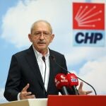 El líder del Partido Republicano del Pueblo turco (CHP), Kemal Kiliçdaroglu