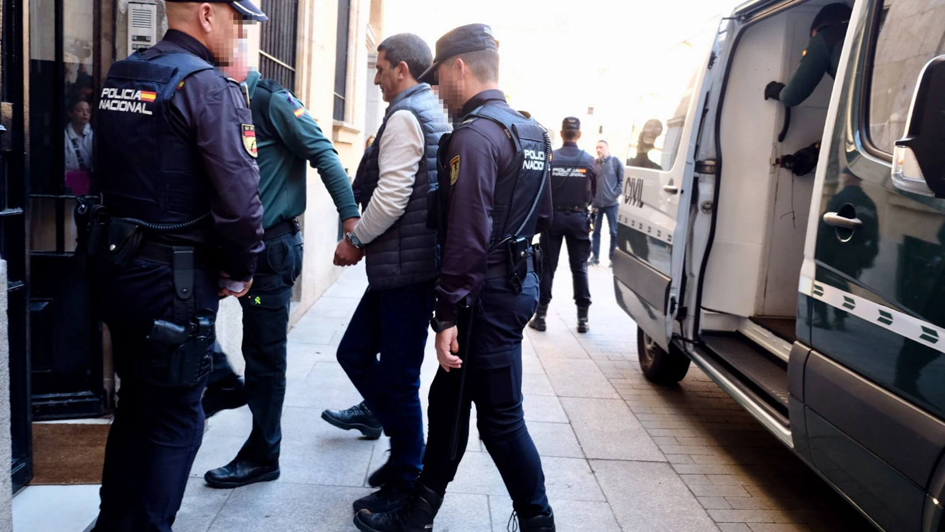 Llegada de ‘El Vinas’ al juzgado