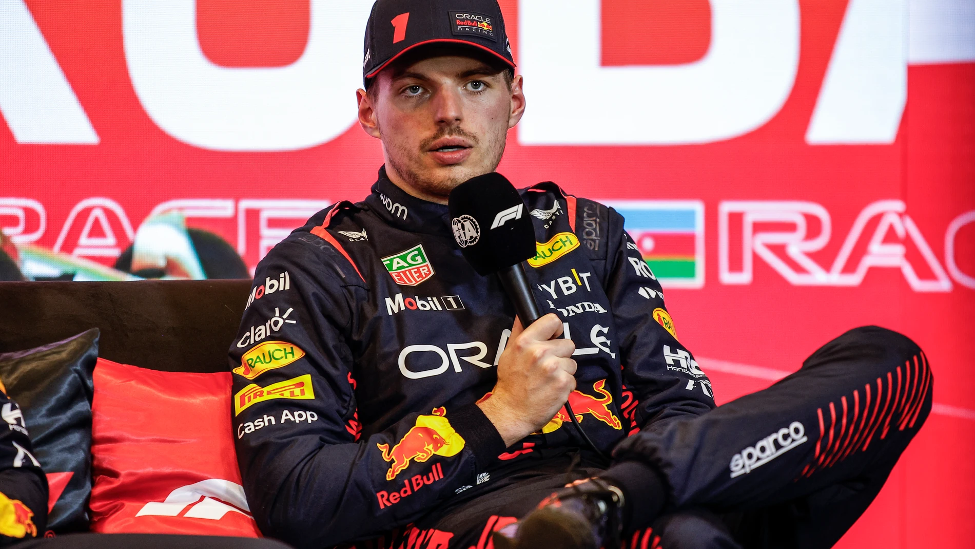 VERSTAPPEN Max (ned), Red Bull Racing RB19, portrait during the Formula 1 Azerbaijan Grand Prix 2023, 4th round of the 2023 Formula One World Championship from April 28 to 30, 2023 on the Baku City Circuit, in Baku, Azerbaijan - Photo Xavi Bonilla / DPPI Xavi Bonilla / Dppi / Afp7 29/04/2023 ONLY FOR USE IN SPAIN