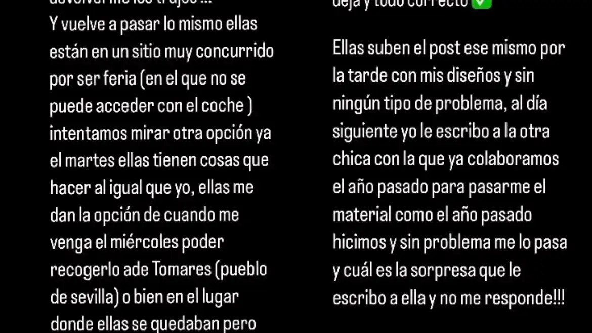 Polémica diseñador y Rocío Osorno. 