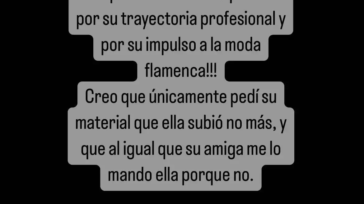 Polémica diseñador y Rocío Osorno. 