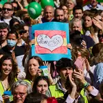  Marcha convocada por la Plataforma Sí a la Vida, integrada por más de 500 asociaciones provida, en Madrid, con motivo del Día Internacional de la Vida.