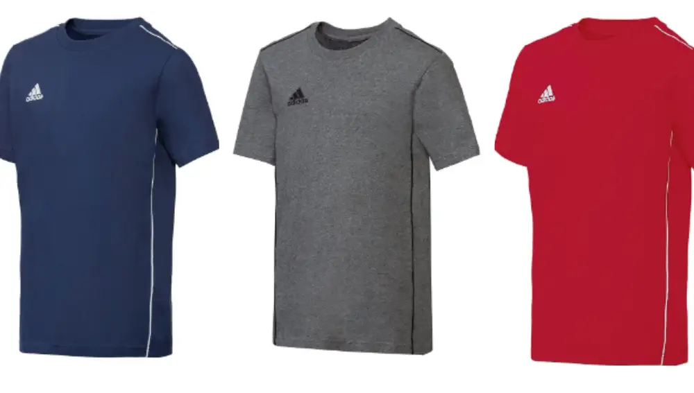 Tres colores diferentes en las camisetas de Adidas de Lidl