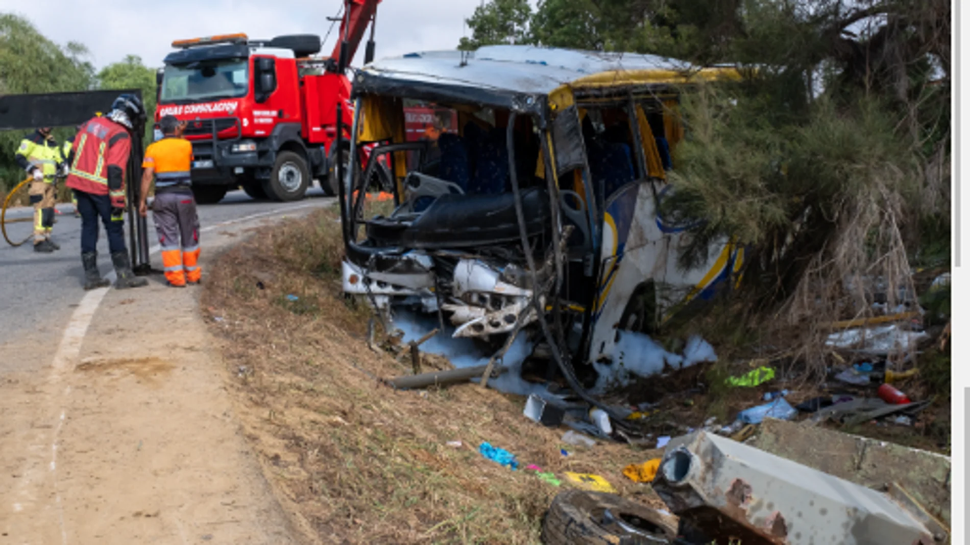 Imagen del accidente