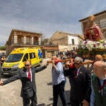 Herida una persona al explotar el carro de los cohetes en la procesión de San Segundo de Ávila