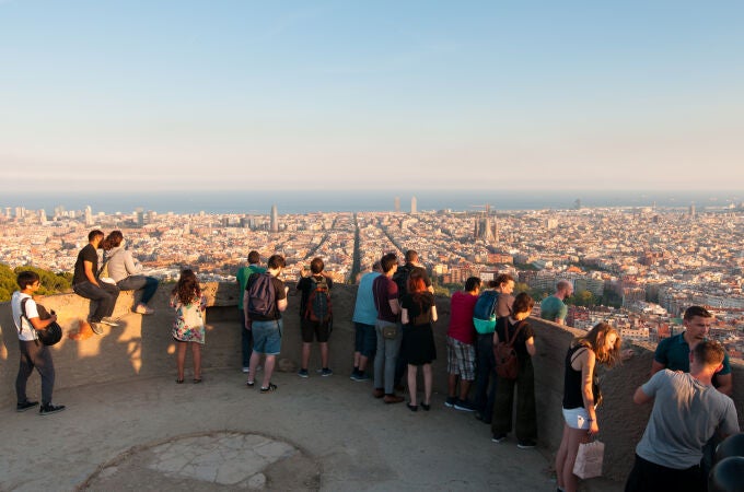 Vistas de Barcelona desde los búnquers del Carmel
