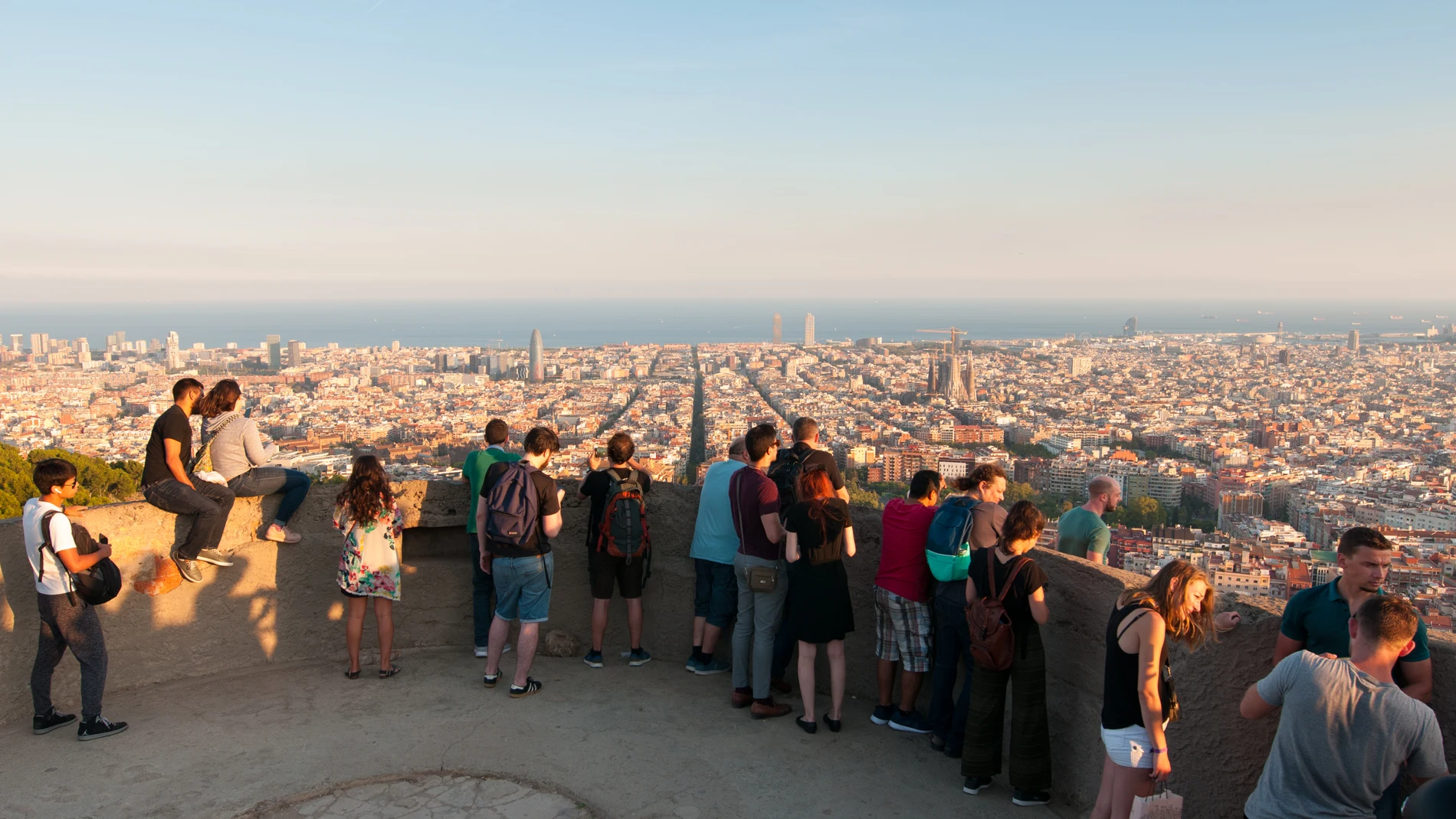 Vistas de Barcelona desde los búnquers del Carmel