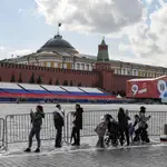 Alrededores del palacio del Kremlin en Moscú