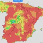 Más de media España está en riesgo "extremo o muy alto" de incendios forestales: 