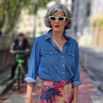 Carmen Gimeno con falda de Zara.