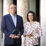Carlos F. Chamorro, premios Llibertat d'Expressió 2023 y Oihana Goiriena, pareja del periodista Pablo González