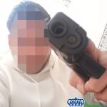 Había amenazas con pistolas 