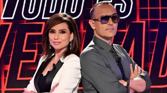 Marta Flich y Risto Mejide, presentadores de 'Todo es mentira'
