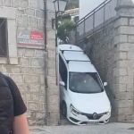 Imagen del vehículo atrapado