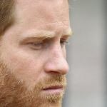 Britain's Prince Harry attends the state funeral and burial of Britain's Queen Elizabeth, in London, Monday, Sept. 19, 2022. 
