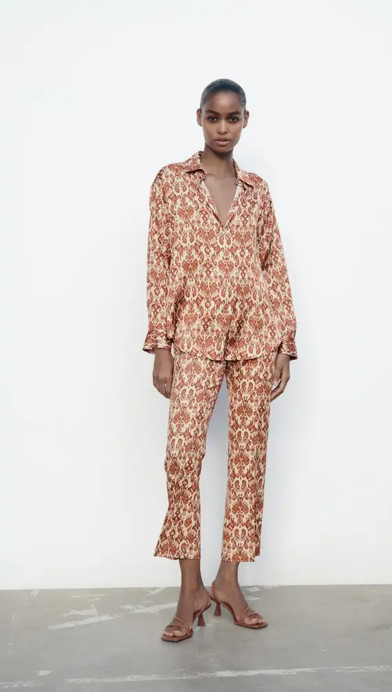 pantalon camisa estampada 67 Printed shirt and pants