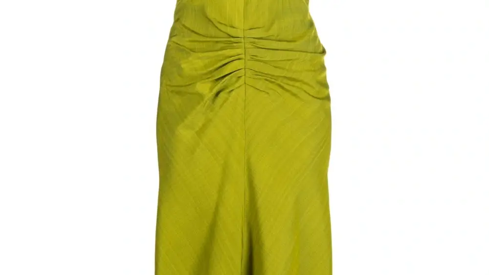 Vestido verde.